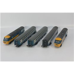 Hornby Inter-City 125 -43010 Power Unit and 43011 Dummy Car plus Coaches. Used. OO Gauge