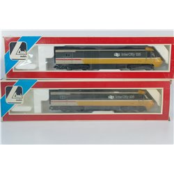 Lima 205184 Class 43 Intercity 125 HST Power and Dummy car plus three matching coaches. Used. OO Gauge