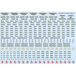 Railtec 4mm-4206 4mm GWR pre-BR coach numbers/branding incl K40/K41/K42