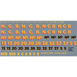 Railtec 4mm-4415 4mm NCB locos: generic numbering