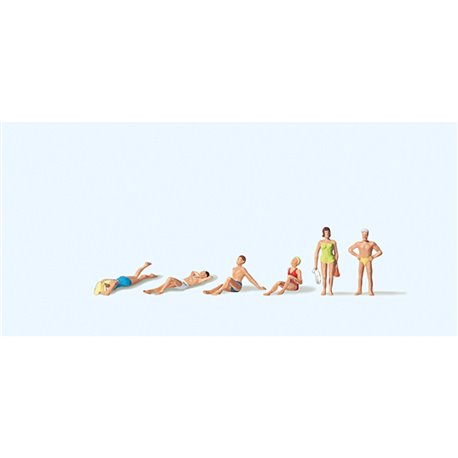 Sunbathers (6) Figure Set