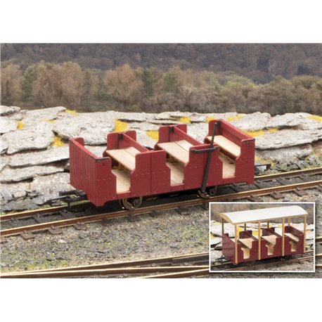 Penrhyn Quarry Workmen's Coach Laser-cut kit (NG7)