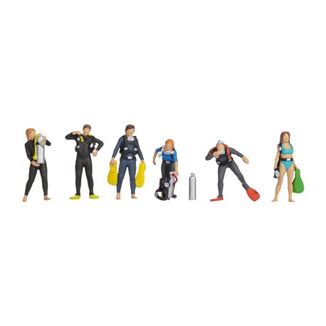 Divers (6) Figure Set
