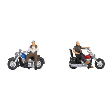 Rockers on Motorbikes (2) figure set