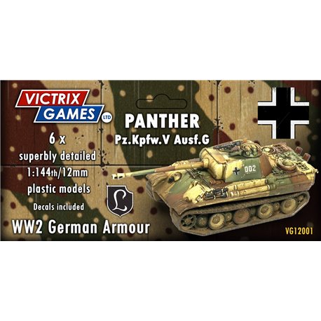 Panther Ausf G (x6) - 1:144 model kit (12 mm)
