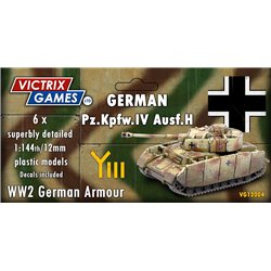 Panzer IV H (x6) - 1:144 model kit (12 mm)