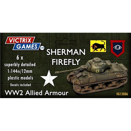 Sherman Firefly (x6) - 1:144 model kit (12 mm)