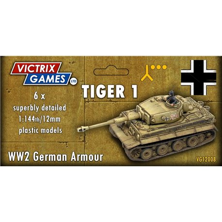 Tiger I (x6) - 1:144 model kit (12 mm)