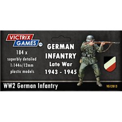 German Infantry and Heavy Weapons (x184) - 1:144 model kit (12 mm)