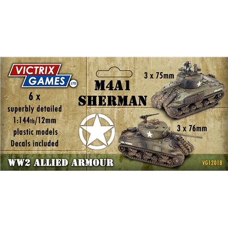 M4A1 Shermans - 1:144 model kit (12 mm)