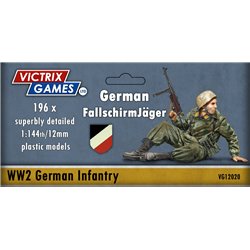 German Fallschirmjaeger (x196) - 1:144 model kit (12 mm)