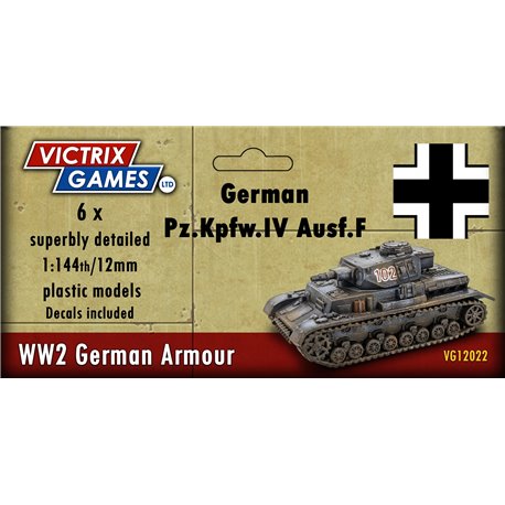 Panzer IV F (x6) - 1:144 model kit (12 mm)