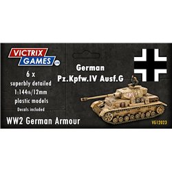 Panzer IV G (x6) - 1:144 model kit (12 mm)