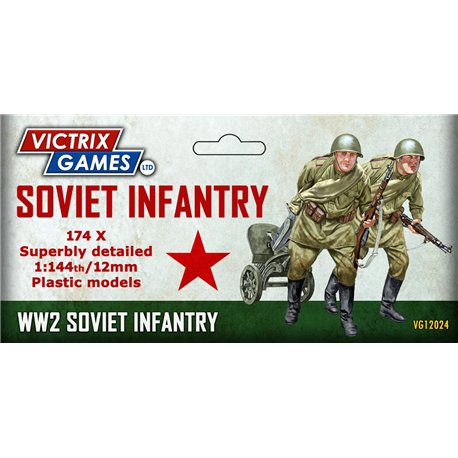 Soviet Infantry and Heavy Weapons (x174) - 1:144 model kit (12 mm)