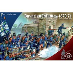 Franco-Prussian Bavarian Infantry 1870-71 x36 figures - 28mm scale