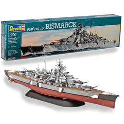 Bismark/Bismarck German battleship - 1:700 scale model kit