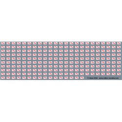 Railtec 4mm-1052 Overhead warning electrification flashes: 1980-90s