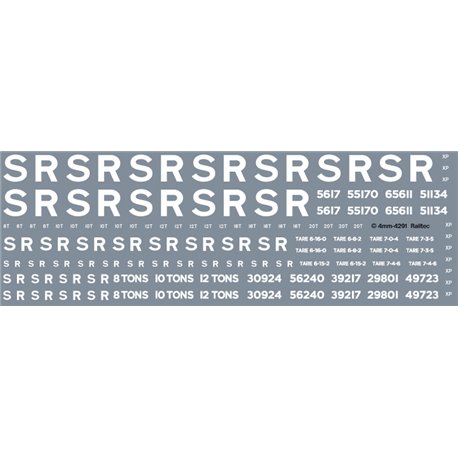 Railtec 4mm-4291 Southern SR freight wagon markings