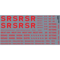 Railtec 4mm-4292 Southern SR freight: Insul Mica Meat Banana Van