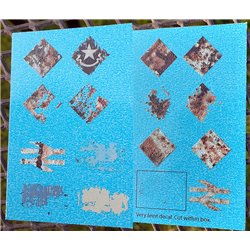 Railtec 4mm-8884 Sub sector plaque & cast arrow scars