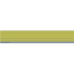 Railtec 4mm-9014 Station platform safety lines: yellow