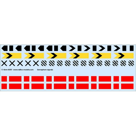 Railtec 4mm-9051 Semaphore signal detail pack