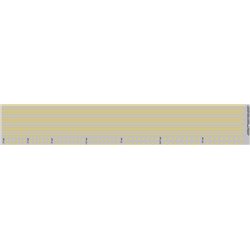 Railtec 4mm-9511 1" yellow lining (0.33mm thick)
