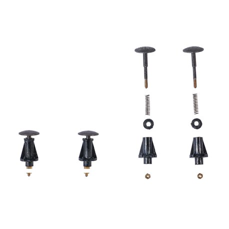 Sprung 201/2' Wagon Buffers (parts for 4 Buffers)