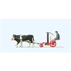 Cattle Drawn Reaper Figure Set