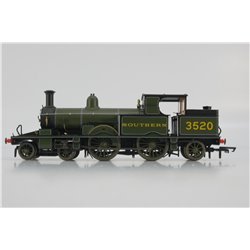Oxford Rail OR76AR006 Class 415 Adams Radial 4-4-2T 3520 in Southern Railway green. Used. OO Gauge