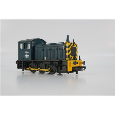 Bachmann Branchline 31-336 Class 04 Shunter D2334 in BR Blue Livery with Wasp Stripes. Used. OO Gauge