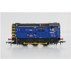 Hornby R3343 Class 08 0-6-0 shunter 08822 "John" in First Great Western livery. DCC Fitted. Used. OO Gauge