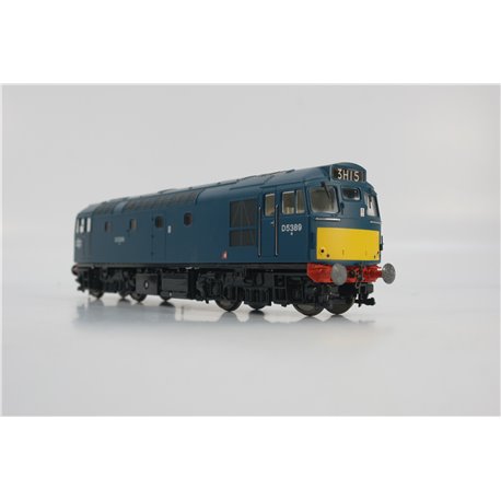 Heljan 2709 Class 27 D5389 in BR blue with small yellow panels. DCC Fitted. Used. OO Gauge