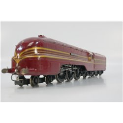 Hornby R2179 Streamlined Coronation Class 4-6-2 renamed "Duchess of Norfolk" in LMS maroon. Used. OO Gauge 