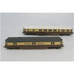 Two Lima GWR Railcars. Used. OO Gauge