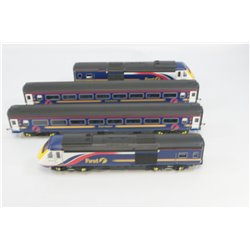 Hornby R2299 4 Car HST 125 train pack in First Great Western latest blue livery. Used. OO Gauge 