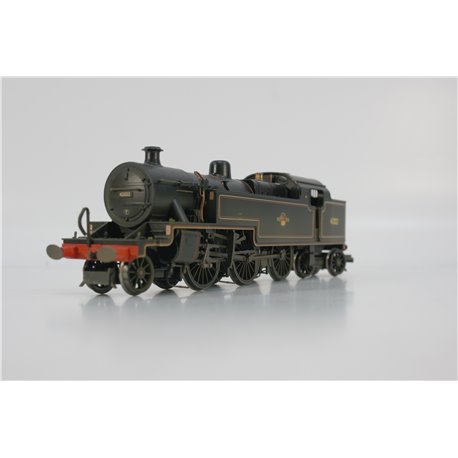 Hornby R2287 Class 4P 2-6-4T 42322 in BR black with late crest - weathered. Used. OO Gauge 