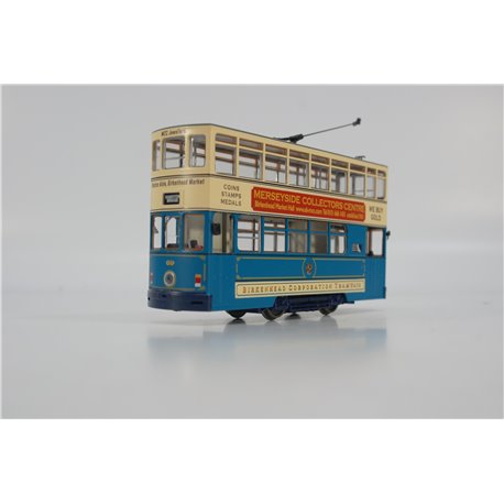 Bachmann Branchline CE00609 Tram 69 Birkenhead Corporation tramways. Motorised. Used. OO Gauge 