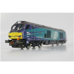Dapol DA4D-022-020 Class 68 018 'Vigilant' DRS Compass. DCC Fitted. Used. OO Gauge 