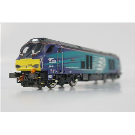 Dapol DA4D-022-020 Class 68 018 'Vigilant' DRS Compass. DCC Fitted. Used. OO Gauge 
