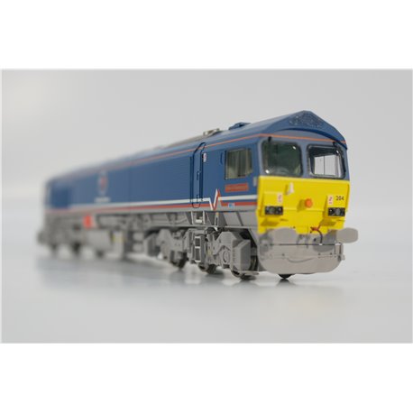 Hattons Originals H4-66-010 Class 66 66404 in DRS compass livery. DCC Fitted Used. OO Gauge 