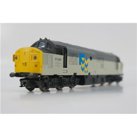 Hornby R3583TTS Class 37/0 37040 in Railfreight triple grey - Railroad Range - TTS Sound fitted. Used. OO Gauge 