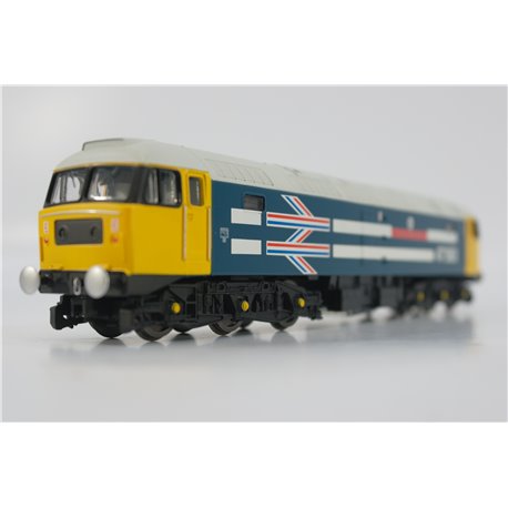 Hornby R30040TTS Class 47 47583 "County of Hertfordshire" in BR large logo blue with Royal Wedding embellishments - Railroad plu