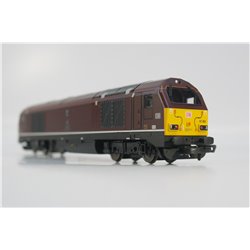 Hornby R30323 Class 67 67005 'Queens Messenger' in Royal Train claret with DB logos - Railroad Plus Range. DCC Fitted. Used. O