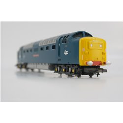 Hornby R30049TXS Class 55 'Deltic' 55013 "The Black Watch" in BR blue - TXS sound fitted - Railroad Range. Used. OO Gauge 