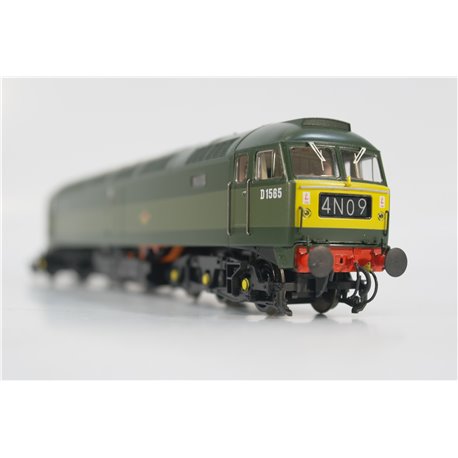 Bachmann Branchline 35-410SF Class 47/0 D1565 in BR green with small yellow panels - Digital sound fitted. Used. OO Gauge 