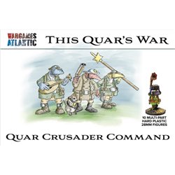 Quar Crusader Command - plastic 1:56 figures kit (x10)