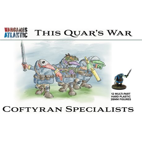 Quar Coftyran Specialists - plastic 1:56 figures kit (x12)