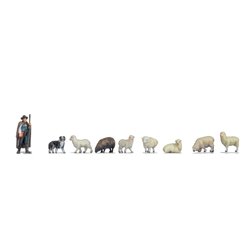 Shepherd & Sheep (1+8)