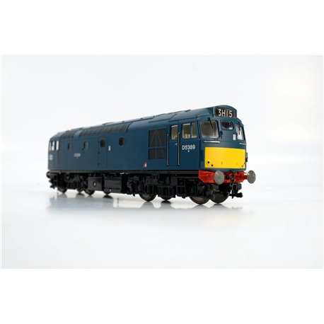 Heljan 2709 Class 27 D5389 in BR blue with small yellow panels. DCC Fitted. Used. OO Gauge